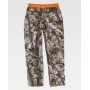 Calça Workshell com desenhos de camuflagem