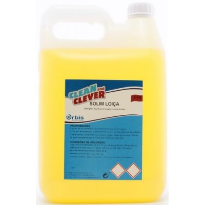 Sol Detergente Lavagem Manual De Loiça Amarelo 5Lt